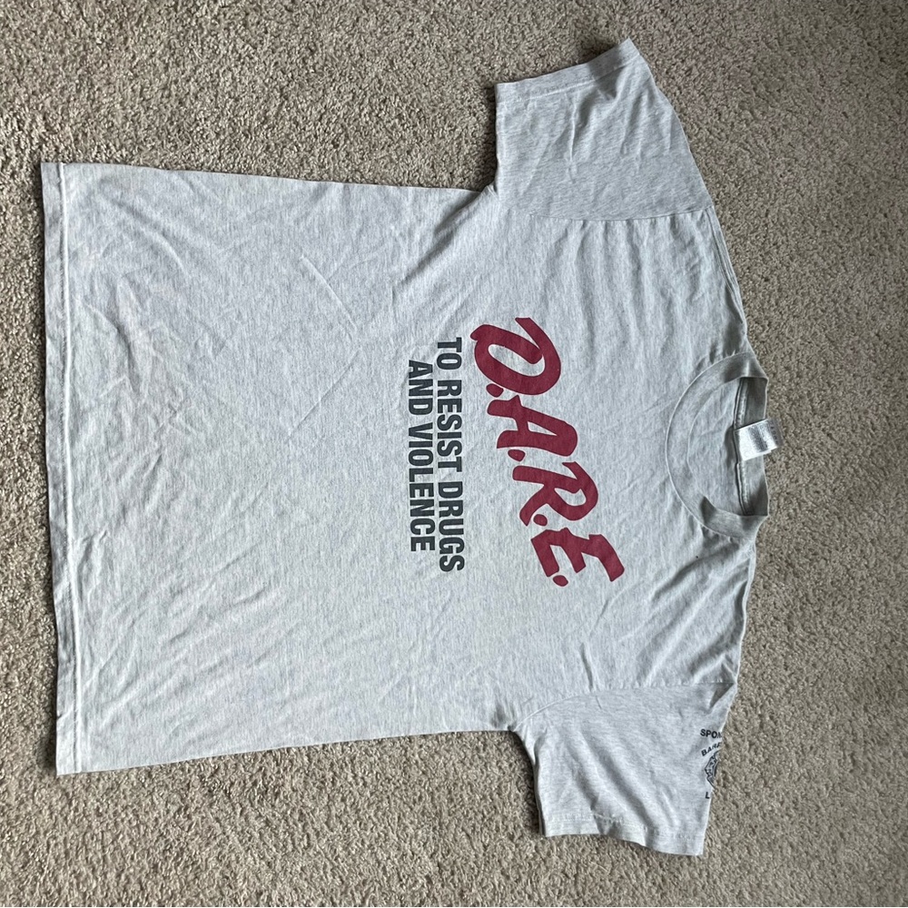 DARE Gray Short Sleeve Tee